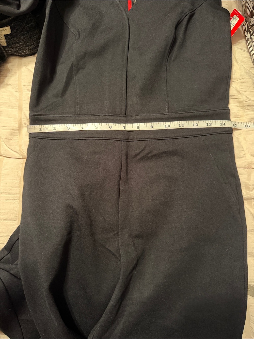 NEW spanx perfect sleeveless black jumpsuit size small tall - Picture 8 of 12